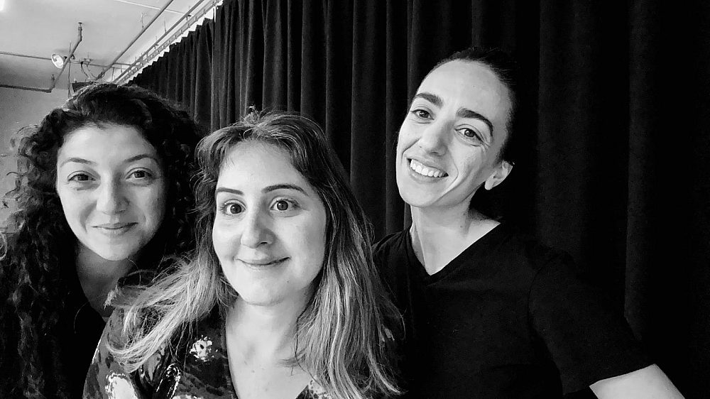 Sona Pogossian, Patil Tchilinguirian and Hoor Malas in Inception residency